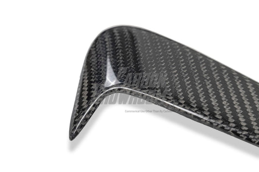 Future Design Carbon Carbon Fiber Rear Bumper Canards for W205 C300 C43 C63 AMG Coupe 2 Door 2015-ON - Performance SpeedShop