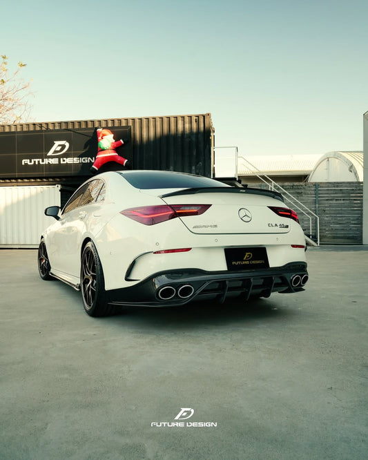 Future Design Carbon FD Carbon Fiber Rear Spoiler For 2020-ON C118 CLA45 CLA35 CLA250