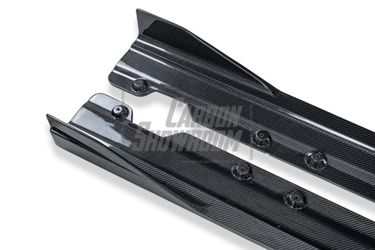 Future Design Carbon FD GT Carbon Fiber Side Skirts for BMW G14 G15 8 Series 840i 850i - Performance SpeedShop