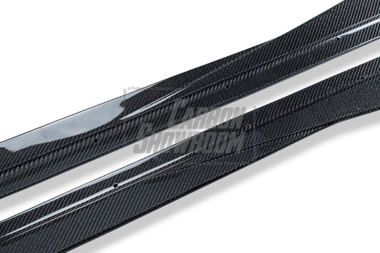 BMW M2 / M2C F87 2016 2017 2018 2019 2020 2021 with Aftermarket Parts - FDGT Side Skirts Carbon Fiber / FRP