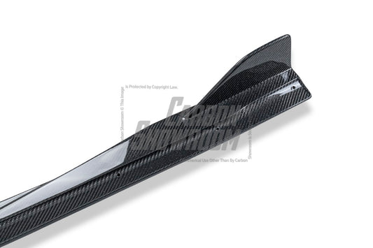 BMW M2 / M2C F87 2016 2017 2018 2019 2020 2021 with Aftermarket Parts - FDGT Side Skirts Carbon Fiber / FRP
