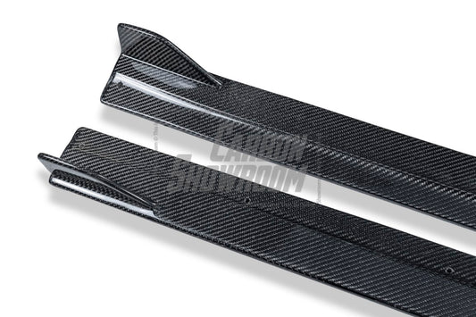 BMW M2 / M2C F87 2016 2017 2018 2019 2020 2021 with Aftermarket Parts - FDGT Side Skirts Carbon Fiber / FRP
