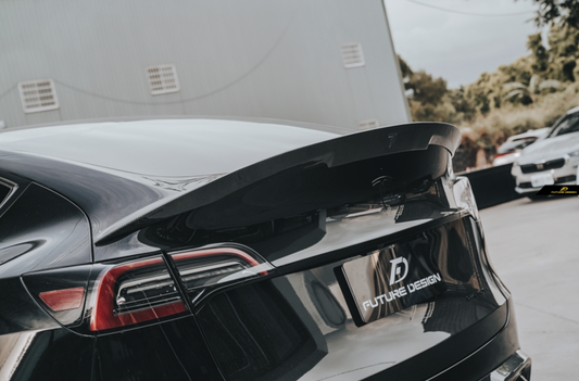 Future Design Carbon Fiber FD V2 REAR SPOILER for Tesla Model Y / Performance