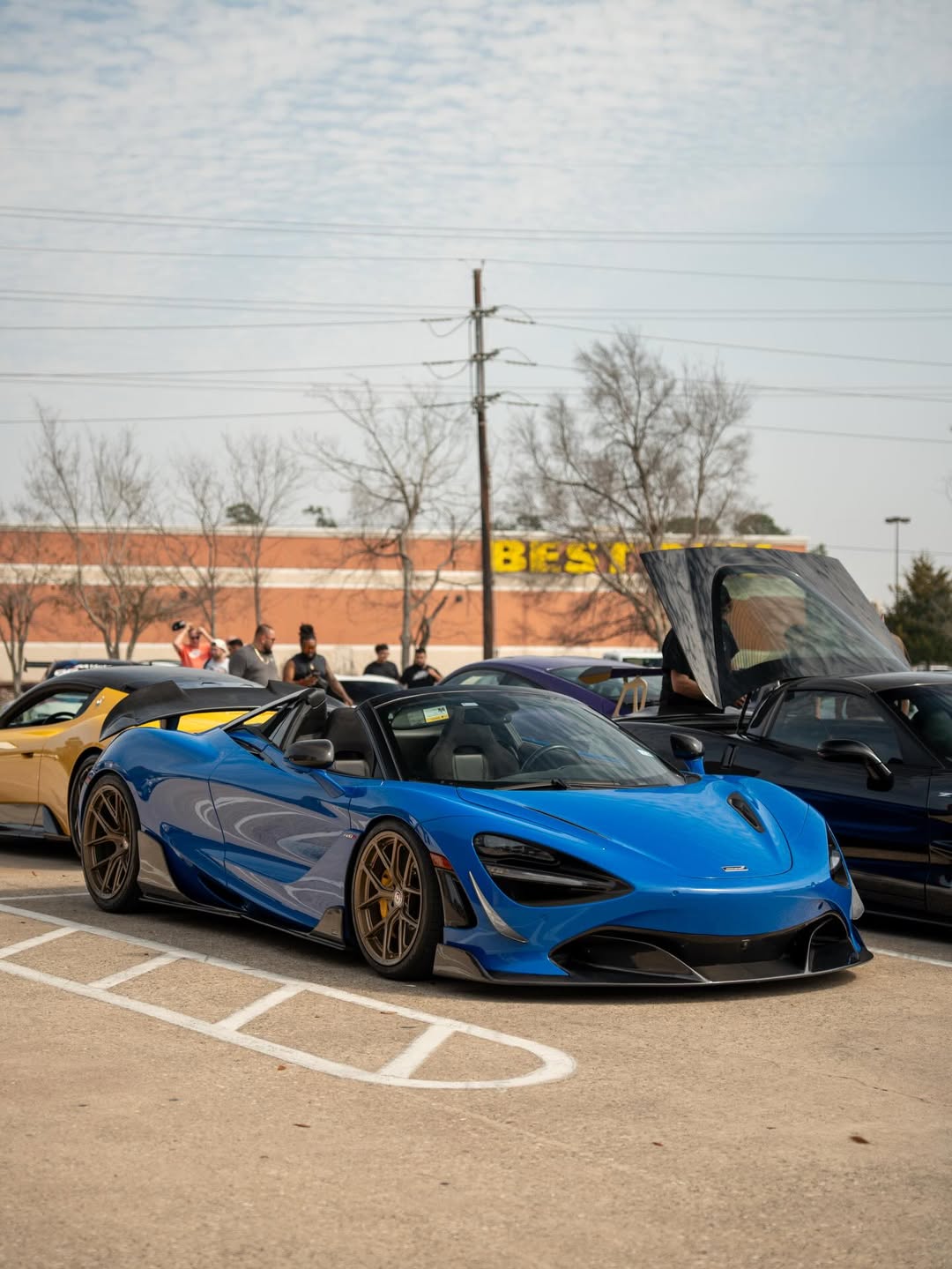 Future Design Carbon Fiber FRONT BUMPER CANARDS for McLaren 720S