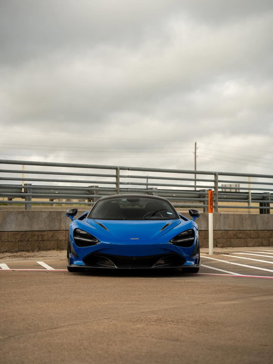 Future Design Carbon Fiber FRONT BUMPER CANARDS for McLaren 720S - Performance SpeedShop