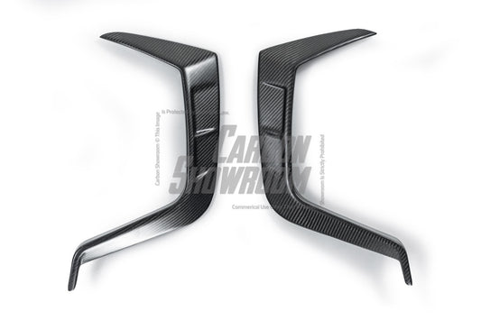 Future Design Carbon Fiber FRONT GRILL SIDE OVERLAY TRIM - "Blaze kit" for Audi RS5 B9.5 2020-2022 - Performance SpeedShop
