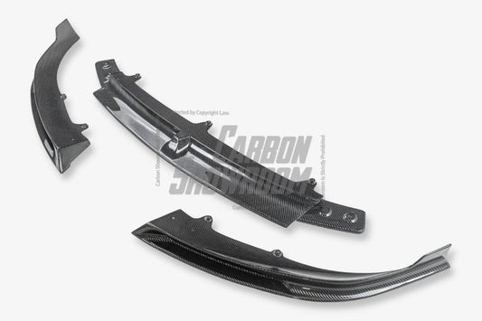 Future Design Carbon Fiber FRONT LIP SPLITTER for Audi e-Tron GT 2021-ON - Performance SpeedShop