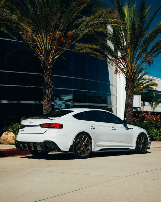 Future Design Carbon Fiber REAR DIFFUSER & REAR CANARDS - "Blaze kit" for Audi RS5 B9.5 2020-2022 - Performance SpeedShop