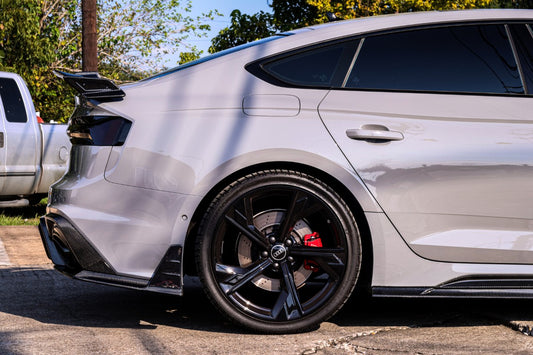 Future Design Carbon Fiber REAR DIFFUSER & REAR CANARDS - "Blaze kit" for Audi RS5 B9.5 2020-2022 - Performance SpeedShop