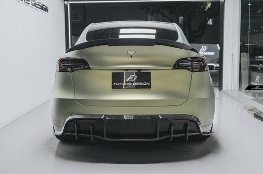Future Design Carbon Fiber REAR DIFFUSER for Tesla Model Y / Performance