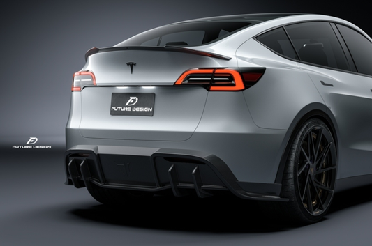 Future Design Carbon Fiber REAR DIFFUSER for Tesla Model Y / Performance