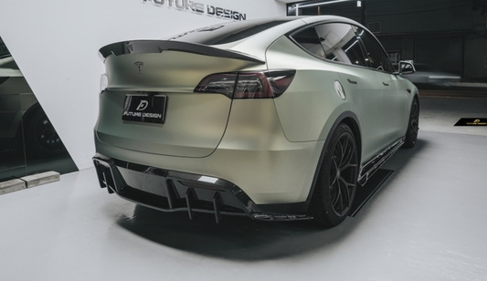 Future Design Carbon Fiber REAR DIFFUSER for Tesla Model Y / Performance