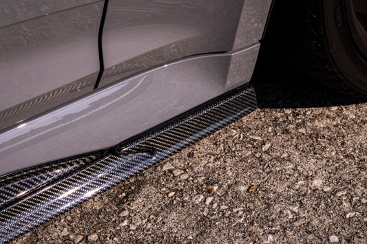 Future Design Carbon Fiber SIDE SKIRTS - "Blaze kit" for Audi RS5 B9.5 2020-2022 - Performance SpeedShop