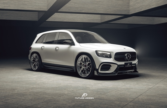 Mercedes Benz X247 GLB250 AMG / GLB35 AMG 2024-ON with Future Design Carbon's Aftermarket Parts - Front Lip Dry Pre-preg Carbon Fiber / FRP
