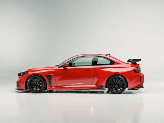 BMW M2 / M2C G87 2023-ON with Future Design Carbon's Aftermarket Parts - Side Skirts MTC Street Series Carbon Fiber / FRP