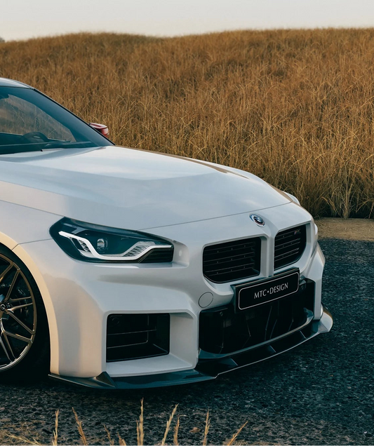 BMW M2 / M2C G87 2023-ON with Future Design Carbon's Aftermarket Parts - Front Lip MTC V1 Carbon Fiber / FRP