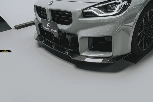 BMW M2 / M2C G87 2023-ON with Future Design Carbon's Aftermarket Parts - Front Lip MTC V1 Carbon Fiber / FRP