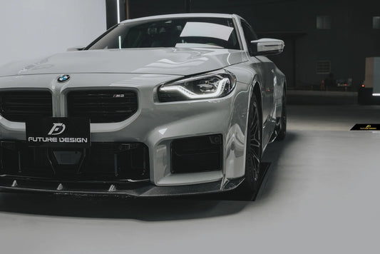 BMW M2 / M2C G87 2023-ON with Future Design Carbon's Aftermarket Parts - Front Lip MTC V1 Carbon Fiber / FRP