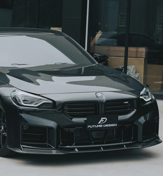 BMW M2 / M2C G87 2023-ON with Future Design Carbon's Aftermarket Parts - Front Lip MTC V1 Carbon Fiber / FRP