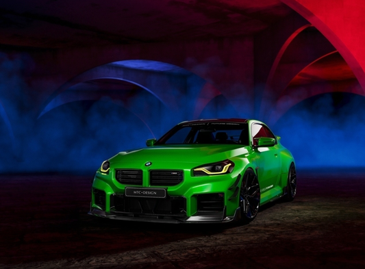 BMW M2 / M2C G87 2023-ON with Aftermarket Parts - MTC V2 TrackPack Series Front Lip Carbon Fiber / FRP