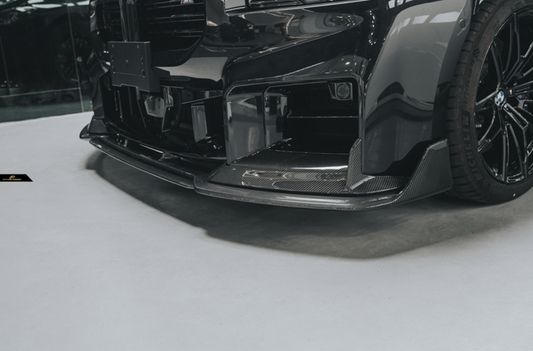 BMW M2 / M2C G87 2023-ON with Aftermarket Parts - MTC V2 TrackPack Series Front Lip Carbon Fiber / FRP