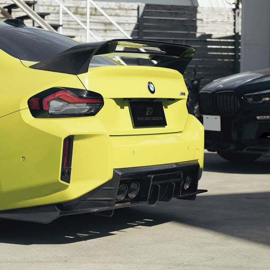 BMW M2 / M2C G87 2023-ON with Aftermarket Parts - MTC V2 TrackPack Series Rear Diffuser Carbon Fiber / FRP
