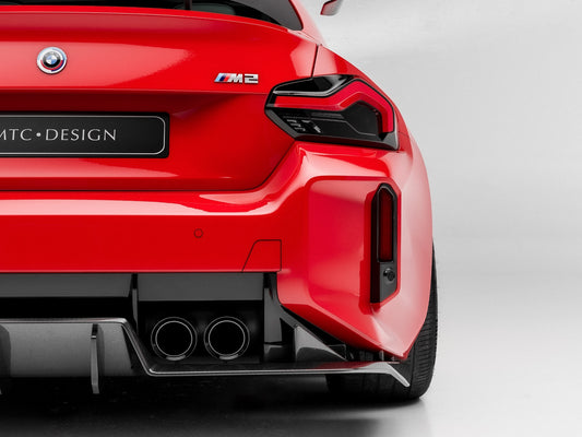 BMW M2 / M2C G87 2023-ON with Aftermarket Parts - MTC V2 TrackPack Series Rear Diffuser Carbon Fiber / FRP