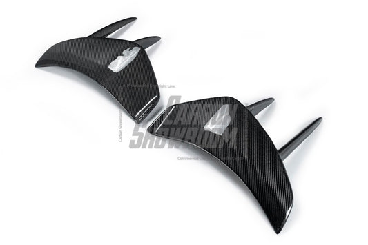 Future Design Carbon McLaren 720S Carbon Fiber Rear Bumper Side Valences - Performance SpeedShop