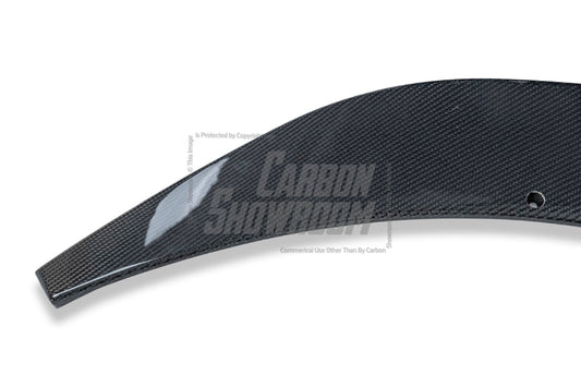 Porsche Taycan 9J1 Sedan/Cross Turismo RWD/4S/GTS/Turbo/Turbo S & (RWD/4S/GTS trims will require Sport Design Package) 2020-2024 with Future Design Carbon's Aftermarket Parts - Front Lip PSM Carbon Fiber / FRP