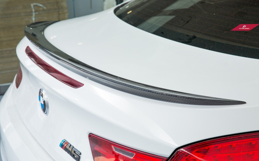 BMW 6 Series 650i 640i 640d F06 F13 (Both Fits Pre-LCI & LCI) 2011 2012 2013 2014 2015 2016 2017 2018 & M6 F06 F13 2013 2014 2015 2016 2017 2018 2019 with Aftermarket Parts - Performance Rear Spoiler Carbon Fiber / FRP