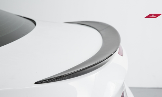 BMW 6 Series 650i 640i 640d F06 F13 (Both Fits Pre-LCI & LCI) 2011 2012 2013 2014 2015 2016 2017 2018 & M6 F06 F13 2013 2014 2015 2016 2017 2018 2019 with Aftermarket Parts - Performance Rear Spoiler Carbon Fiber / FRP