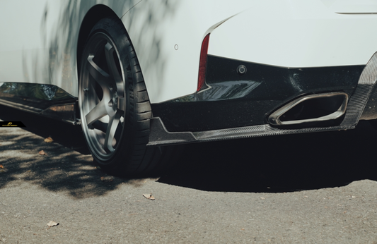 BMW 2 Series G42 230i (With M-Package Bumper) M240i 2022-ON with Future Design Carbon's Aftermarket Parts - Rear Canards Carbon Fiber / FRP