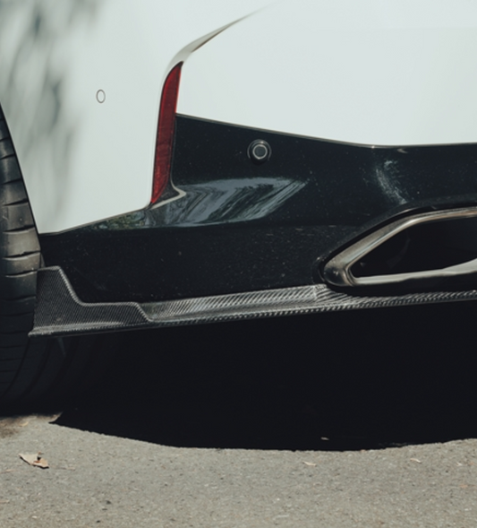 BMW 2 Series G42 230i (With M-Package Bumper) M240i 2022-ON with Future Design Carbon's Aftermarket Parts - Rear Canards Carbon Fiber / FRP