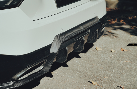 BMW 2 Series G42 230i (With M-Package Bumper) M240i 2022-ON with Future Design Carbon's Aftermarket Parts - Rear Canards Carbon Fiber / FRP