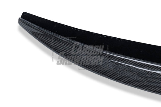 Maserati GranTurismo M145 2008-2019 with Future Design Carbon's Aftermarket Parts - Rear Spoiler Carbon Fiber / FRP
