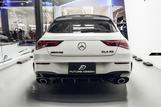 Mercedes Benz CLA180 / CLA200 / CLA220 / CLA250 / CLA260 / AMG CLA35 / AMG CLA45 / AMG CLA45 S X118 2020-2024 with Aftermarket Parts - Roof Spoiler Carbon Fiber / FRP