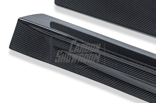 Tesla Model Y Performance AWD Long Range RWD Standard 2020 2021 2022 2023 2024 2025 with Aftermarket Parts - Side Skirts Carbon Fiber / FRP
