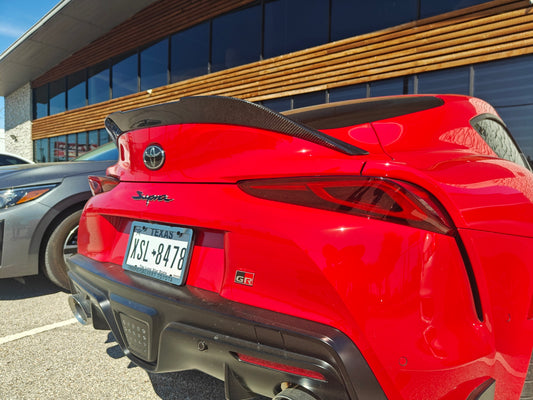 Future Design FD Carbon Fiber Ducktail Rear Spoiler For Toyota Supra A90 GR - Performance SpeedShop