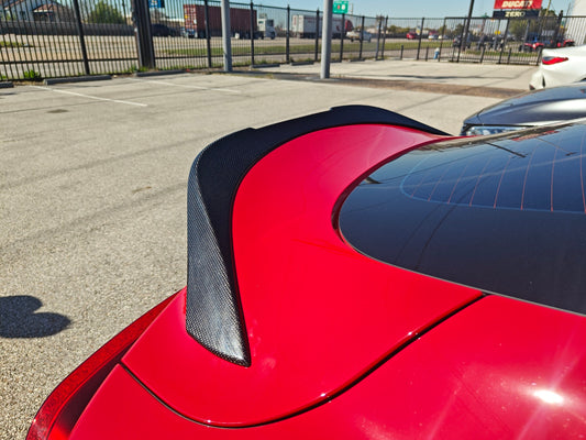 Future Design FD Carbon Fiber Ducktail Rear Spoiler For Toyota Supra A90 GR - Performance SpeedShop