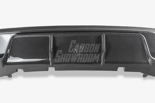 Future Design FD Carbon Fiber REAR DIFFUSER & REAR CANARDS for BMW I4 G26 M50 & e Drive 40 with M package 2022-ON - Performance SpeedShop