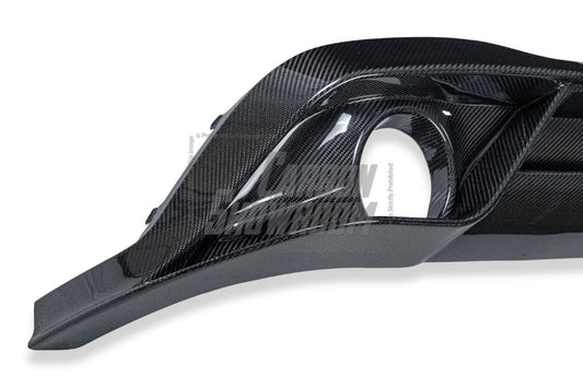 Future Design FD Carbon Fiber REAR DIFFUSER for Volkswagen Golf GTI MK8 - Performance SpeedShop
