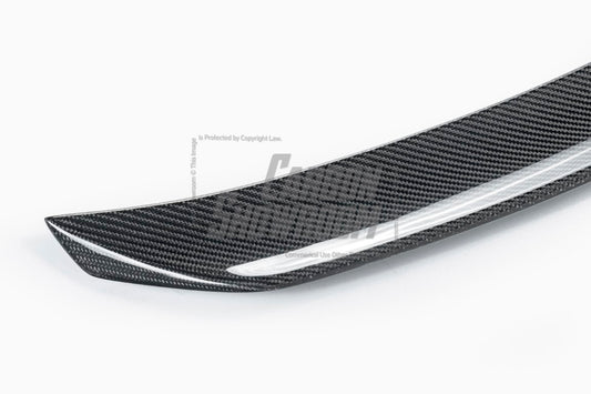 Future Design FD Carbon Fiber REAR SPOILER for Porsche Taycan Base & 4S & Turbo & Turbo S - Performance SpeedShop