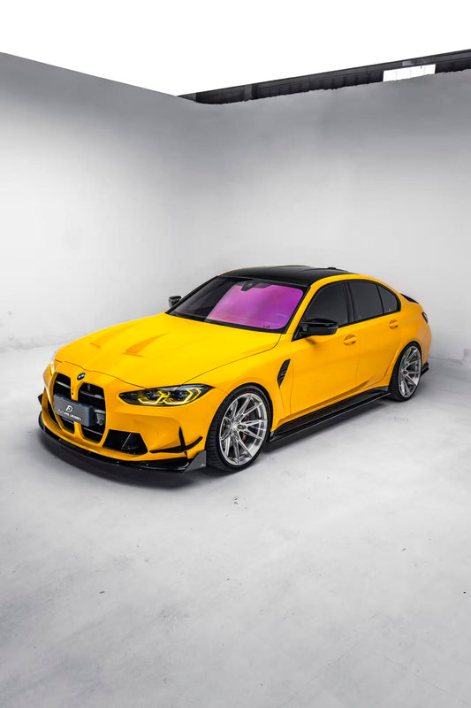 Future Design FD Carbon Fiber SIDE SKIRTS for BMW M3 M4 G80 G82 G83 2021-ON - Performance SpeedShop