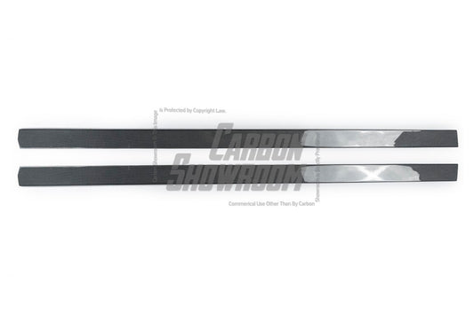 Future Design FD Carbon Fiber SIDE SKIRTS for Porsche Taycan Base & 4S & Turbo & Turbo S - Performance SpeedShop