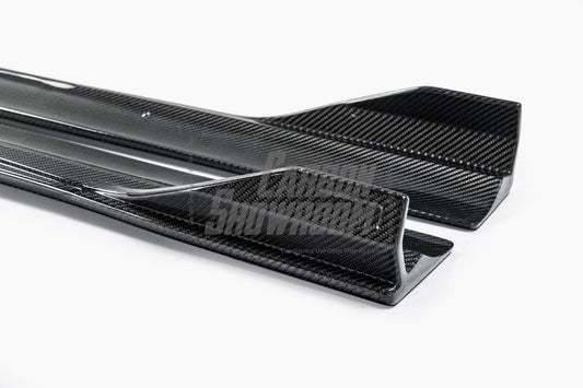 Future Design FD GTS-V Carbon Fiber SIDE SKIRTS For CLS450 CLS53 W257 C257 2019-ON - Performance SpeedShop