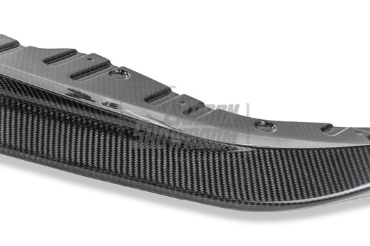 Future Design FD V2 Carbon Fiber FRONT LIP SPLITTER for BMW I4 G26 M50 / e Drive 40 & 4 Series G26 Gran coupe M440i 430i - Performance SpeedShop