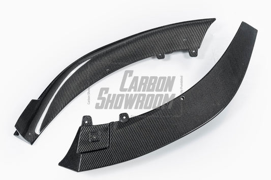 Future Design FD V2 Carbon Fiber FRONT LIP SPLITTER for Porsche Taycan Base 4S GTS