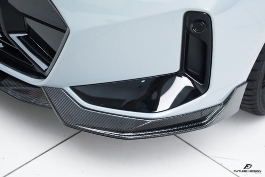 Future Design FD V2 Carbon Fiber Front Splitter for BMW G20 / G21 3 Series M340i 330i 2023-ON LCI - Performance SpeedShop
