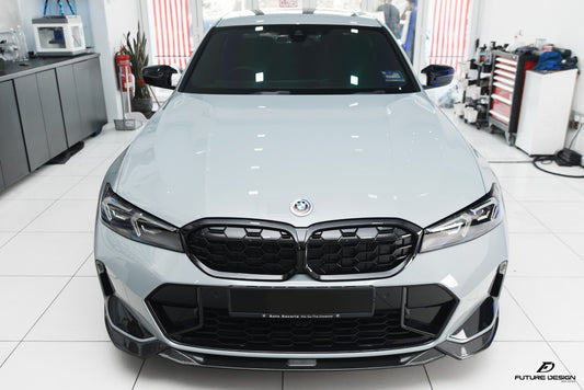 Future Design FD V2 Carbon Fiber Front Splitter for BMW G20 / G21 3 Series M340i 330i 2023-ON LCI - Performance SpeedShop