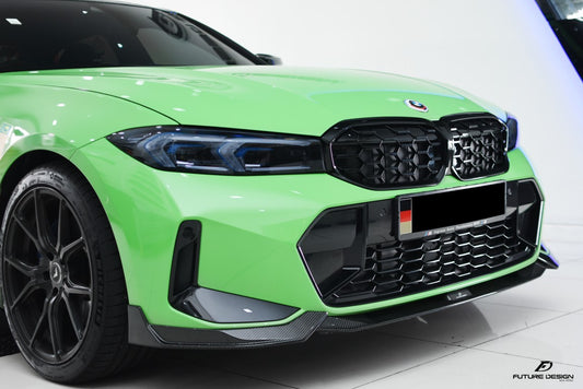 Future Design FD V2 Carbon Fiber Front Splitter for BMW G20 / G21 3 Series M340i 330i 2023-ON LCI - Performance SpeedShop